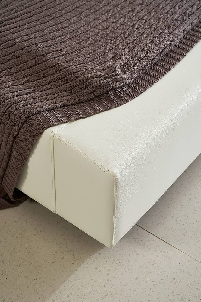 Amazon.com: GREATIME Queen Size Bed Frame, White Color